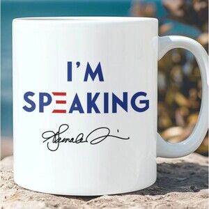I'm Speaking Kamala Harris 2024 President 11oz Ceramic Mug Coffee Election